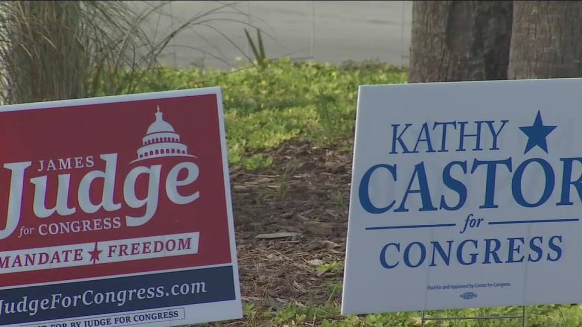 Candidates spar over reported polling violation